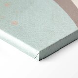  Slika - Cloudy Night Sky - Moons in Brown and Beige Hues Among Clouds and Numerous Little Stars on a Light Background 120x80 Na | shoptok.hr