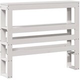  Okvir za krevet s uzglavljem bijeli 90x200 cm masivna borovina | shoptok.hr