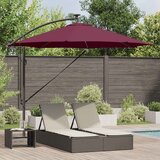  Suncobran S LED lampica Bordeaux Crvena 294 x 294 x 248 cm | Eponuda.com