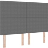  LED lučka za posteljo, svetlo siva, 72 cm, iz kordurojskega blaga, (22052659) | Shoptok.si