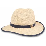 Tommy Hilfiger Klobuk Beach Summer Straw Fedora Hat AW0AW16044 Écru