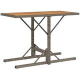 3-dijelni bistro set od poliratana s jastucima sivi | shoptok.hr