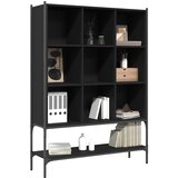 Regal za knjige crni 102 x 30 x 141,5 cm od konstruiranog drva | Eponuda.ba