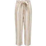 Only Hlače 'Caro' bež / svetlo modra / pikčasto rjava / kari | Shoptok.si