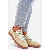 D.Franklin Suede Sports Shoes Sneakers Women Lime | Shoptok.si