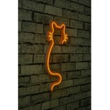 Wallity Cat - Yellow Yellow Decorative Plastic Led Lighting cene