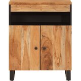  Komoda s 2 vrata 60 x 33 x 75 cm od masivnog bagremovog drva | shoptok.hr