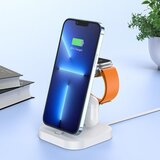 Hoco bežični punjač CW43 3in1 beli | ePonuda.com
