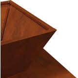  Kamin Rđa 50 x 50 x 40 cm Čelik otporan na vremenske uvjete | shoptok.hr