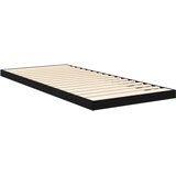  Krevet s daskama Crni hrast 100 x 200 cm Konstruirano drvo | shoptok.hr