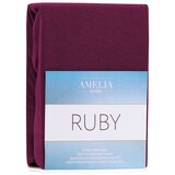 AmeliaHome Plahta s gumom Ruby 140-160x200 cm, bordo | shoptok.hr