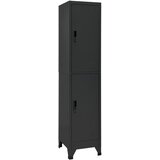 vidaXL omara s ključavnico antracitna 38x45x180 cm jeklo | Shoptok.si