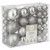 Dekordom Novogodišnja dekoracija - HANGING BALL SET 46pcs 1028454 - Silver - EDL Dekordom Novogodišnja dekoracija - HANGING BALL SET 46pcs 1028454 - Silver - EDL Slike