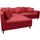 MID.YOU KOTNA SEDEŽNA GARNITURA, mikrovlakna rdeča | Shoptok.si