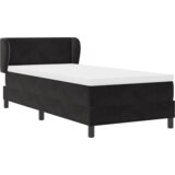 vidaXL Box Spring krevet s madracem crni 100x200 cm baršun | shoptok.hr
