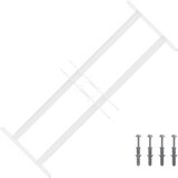  Rešetka za sigurnost prozora s 2 prekrižena nosača 43-74 cm | shoptok.hr