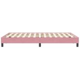 Box Spring krevet bez madraca ružičasti 120x210 cm samt | shoptok.hr