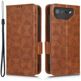 INORCO Za telefon Asus ROG Phone 7 5G torbica za denarnico za mobilni telefon iz PU usnja, natisnjen trikotnik, stojalo, (22032960) Cene
