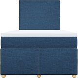  s oprugama i madracem plavi 120 x 190 cm od tkanine | shoptok.hr