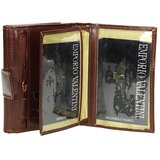 Valentini Ženska denarnica Emporio 78585A, usnjena, rjava | Shoptok.si
