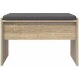  Klupa za hodnik s jastukom Sonoma hrast 63 x 38 x 40 cm | Eponuda.ba
