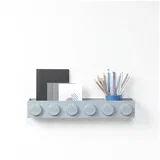 Otroška siva stenska polica LEGO® Sleek