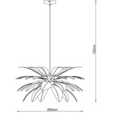 Mömax Viseča Svetilka Fedi, Črna, Siva, Ca. 55/120 Cm | Shoptok.si