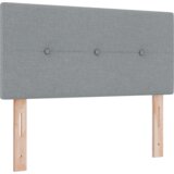 vidaXL LED Uzglavlje s gumbima svijetlosivo 80 cm tkanina | shoptok.hr