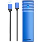 Orico zunanje ohišje za M.2 sata 2230-2280 v usb 3.2 Gen1 type-c, 5Gbps, aluminij, modro, PWM2 | Shoptok.si
