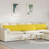vidaXL Blazine za kavč 2 pcs Svetlo rumena 200 x 40 cm blago | Shoptok.si