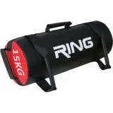 fitnes vreća 15 kg crno/crvena