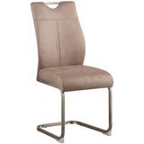 CARRYHOME nihajni stol, kovina, tekstil naravne barve, črna | Shoptok.si