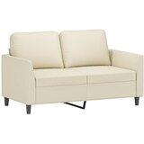  Dvosjed od tkanine krem 120 cm od umjetne kože | shoptok.hr