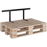  Naslon za sofu od paleta crni 110 cm željezni | shoptok.hr