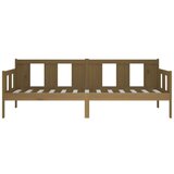  Dnevni ležaj od masivne borovine smeđa boja meda 90 x 190 cm | shoptok.hr