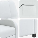  Krevetna stolica za masažu Bijela Tkanina | shoptok.hr