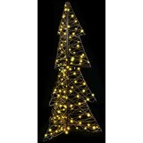  Božićno drvce s 160 LED svjetlima Topla bijela 150 cm Ratan | Eponuda.com