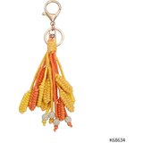 INF Kovinski obesek za ključe s pšeničnim klasom - rumene barve, (21741369) | Shoptok.si