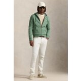 Polo Ralph Lauren Puloverji SWEATSHIRT ZIPPE EN DOUBLE KNIT TECH Kaki | Shoptok.si
