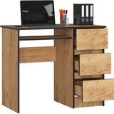 AKORD A-6 Računalniška Miza, Desna Izvedba, Hrast Craft, (5000332959) | Shoptok.si