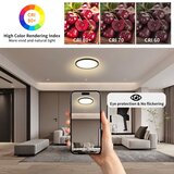  Brilagi - LED prigušiva svetiljka ULTRA SLIM LED/18W/230V prečnik 30 cm crna + daljinski upravljač | Eponuda.com