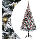  Umjetno božićno drvce Bijelo 150 cm PVC i Čelik i Plastika | shoptok.hr