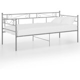  Okvir za krevet na razvlačenje sivi metalni 90 x 200 cm | shoptok.hr
