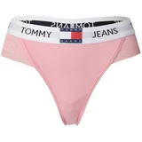 Tommy Jeans Tanga gaćice 'Heritage' morsko plava / roza / bijela