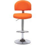 Furnova Barski stolček oranžno umetno usnje, (22056030) | Shoptok.si