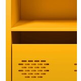 vidaXL Komoda gorčično rumena 68x39x73,5 cm hladno valjano jeklo | Shoptok.si