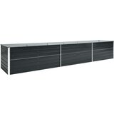  Povišena vrtna gredica pocinčani čelik 480x80x77 cm antracit | shoptok.hr