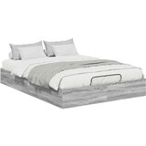 vidaXL Ottomanska postelja Siva Sonoma 193 x 120 x 25 cm Iverna plošča, (5000141799) | Shoptok.si