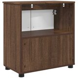  Kupaonski ormar s pohranom Smeđi hrast 61 x 35 x 64 cm | shoptok.hr