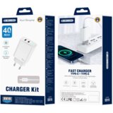 Jellico EU19 GAN PD 40W 2XUSB-C STENSKI POLNILEC ZA TELEFONE 11 12 13 14, (5000310947) Cene